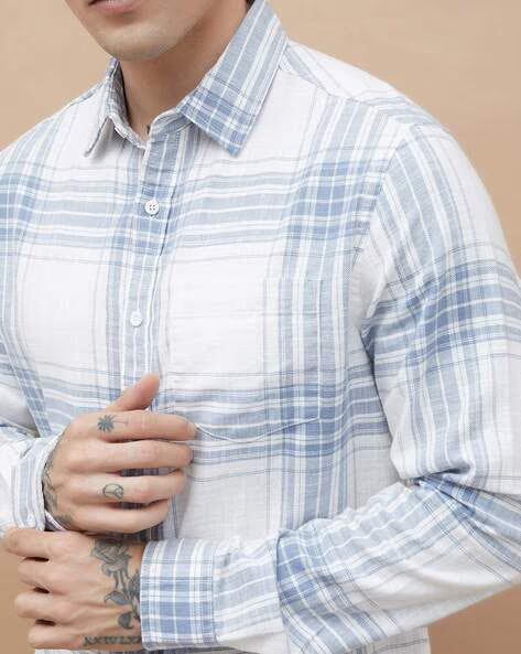 Men Checked Regular Fit Shirt