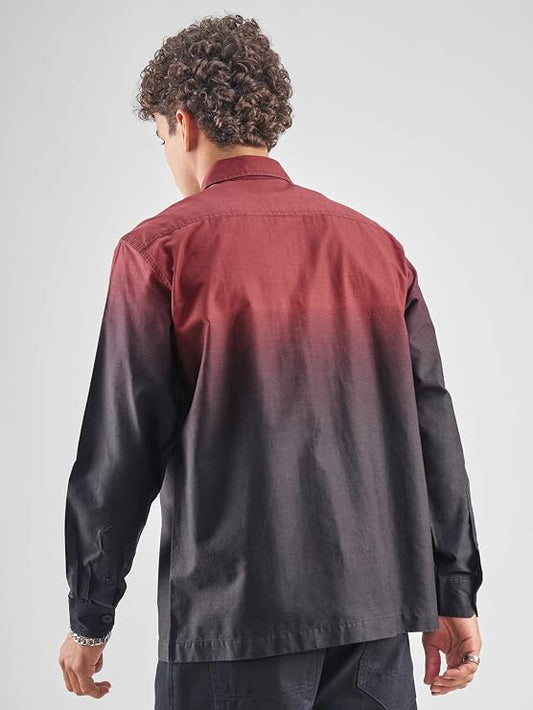 Men Double Color Shirt