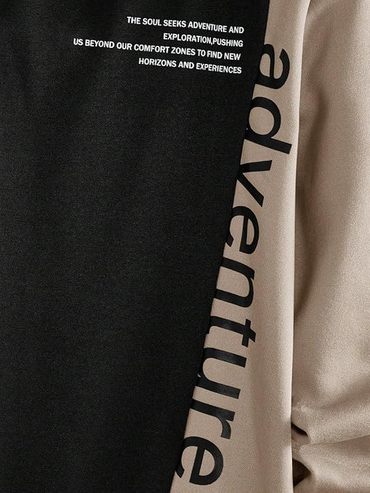 Men’s Colorblock Adventure Print Sweatshirt