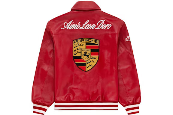 Premium Red Racing Leather Jacket – Motorsport Style