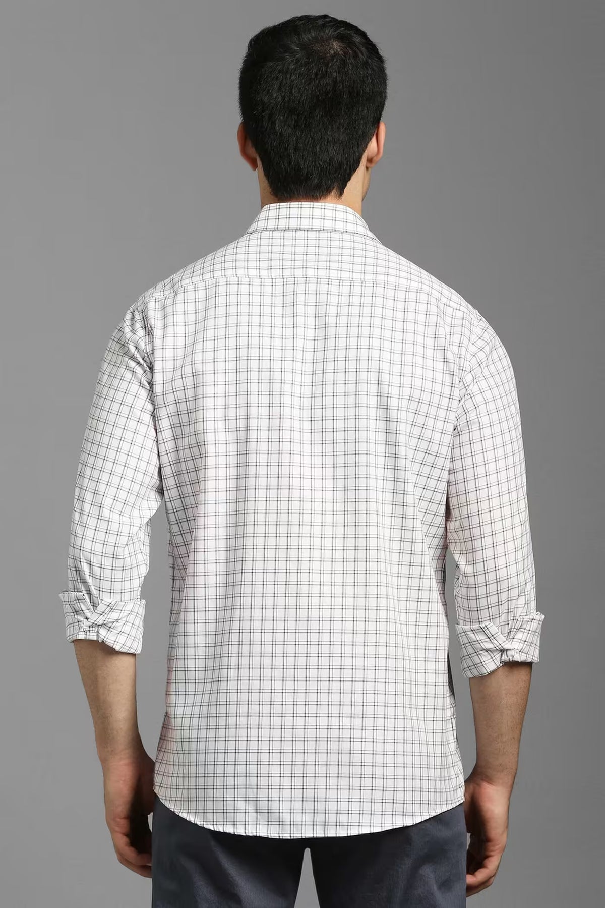 Checks Cotton Slim Fit Men's Casual Wear Shirt