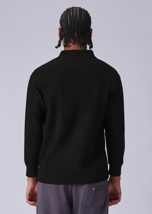 Solid Black Sweatshirt