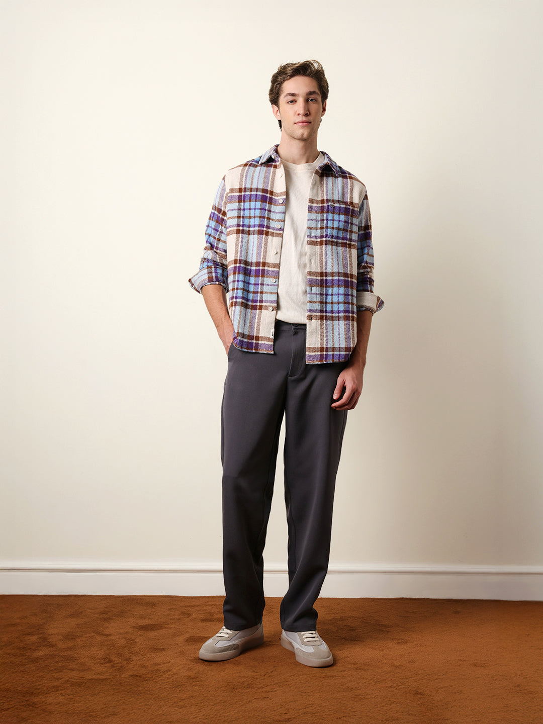 Multicolor Regular Fit Checked Flannel Casual Shirt