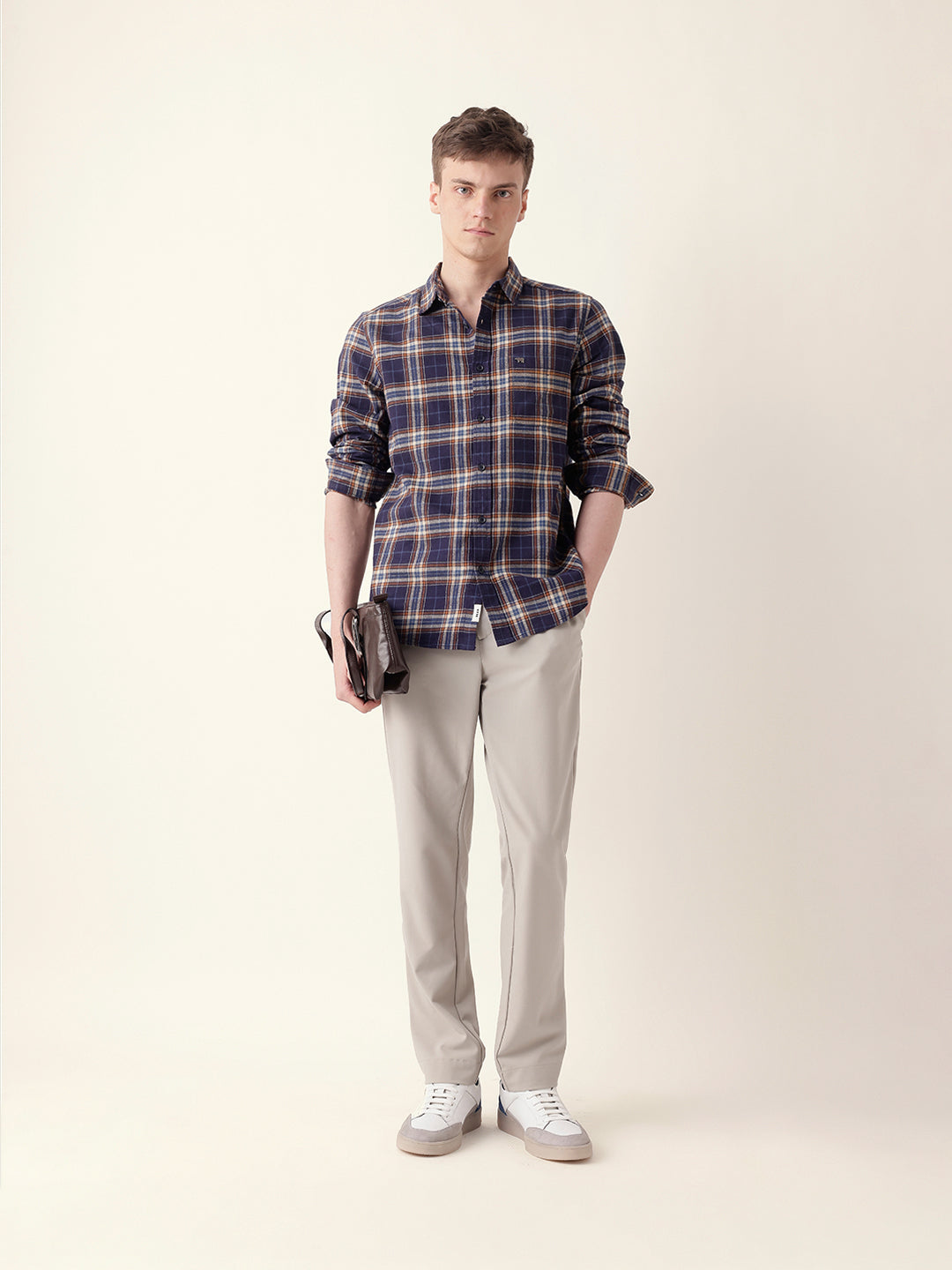 Multicolor Flannel Checked Regular Fit Casual Shirt