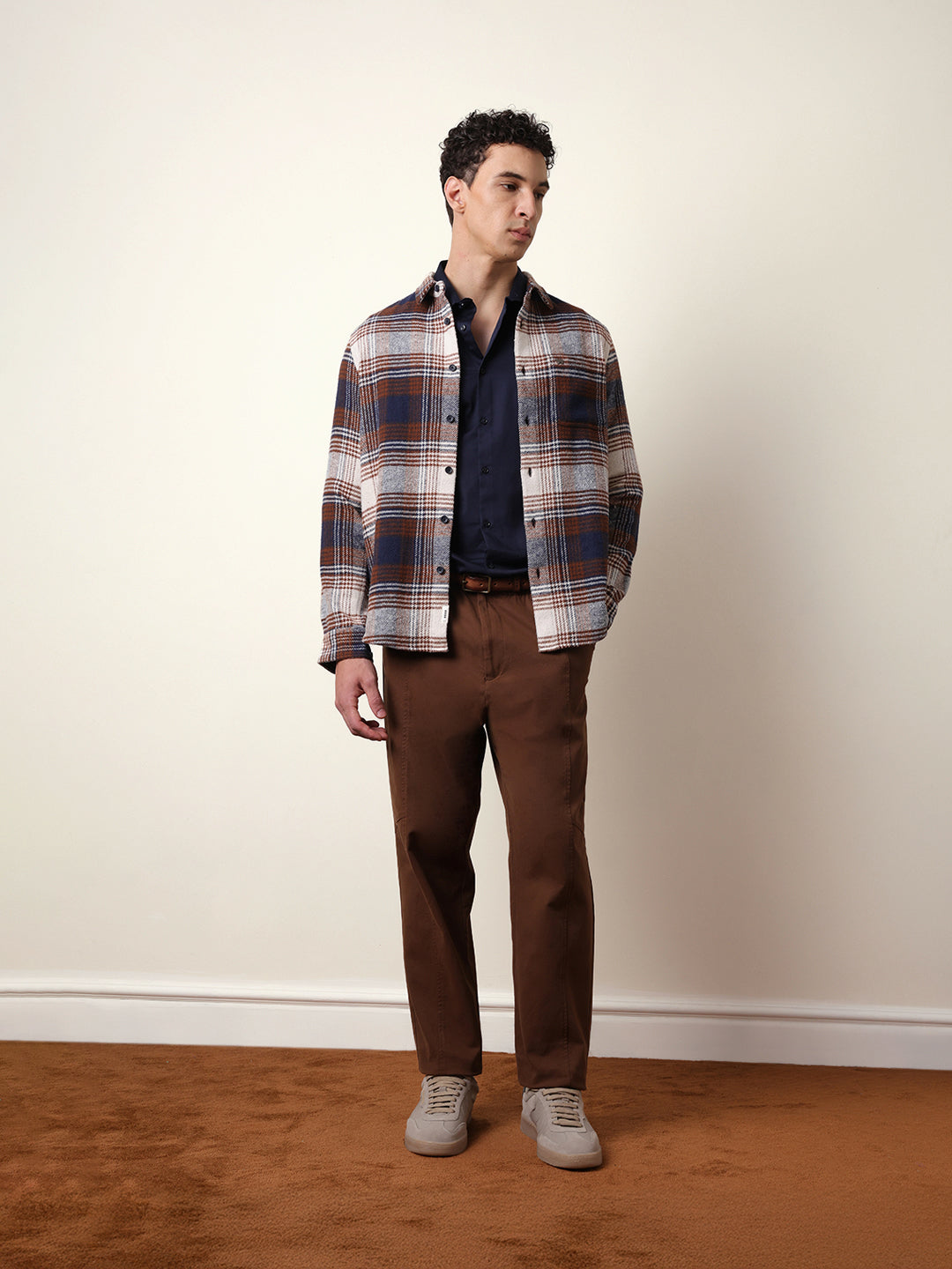 Multicolor Regular Fit Checked Flannel Casual Shirt