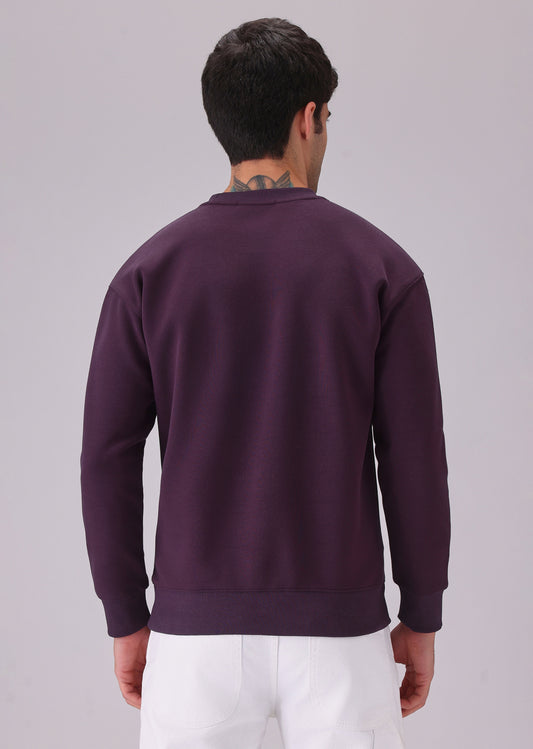 Violet Graphic Pocket Sweatshirt