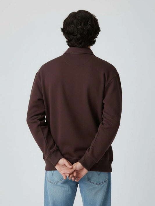 Men Full Sleeve Solid Sweatshirt