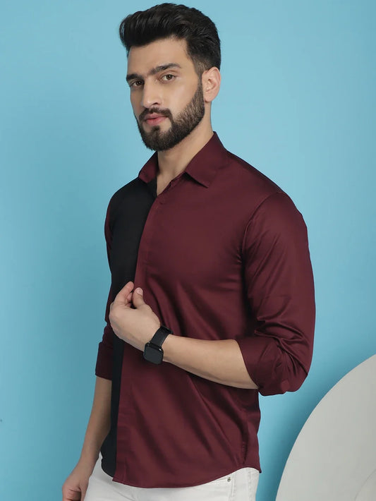 Men Regular Fit Color Casual Shirt
