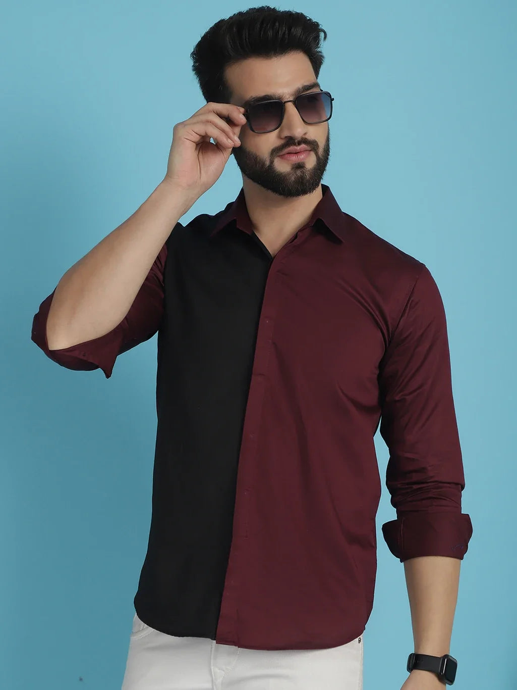 Men Regular Fit Color Casual Shirt