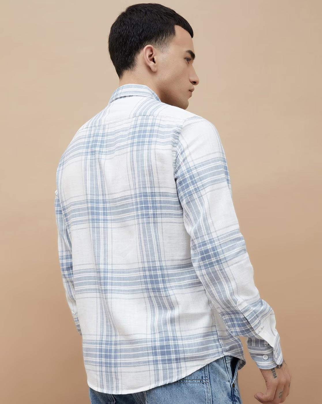 Men Checked Regular Fit Shirt