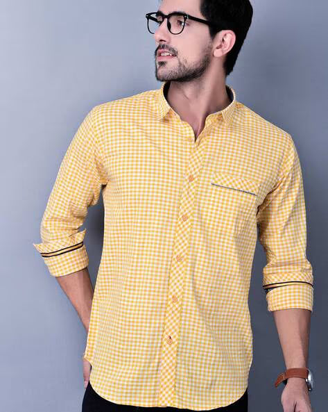 Checked Slim Fit Shirt