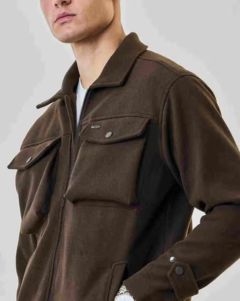 Men Regular Fit Jacket