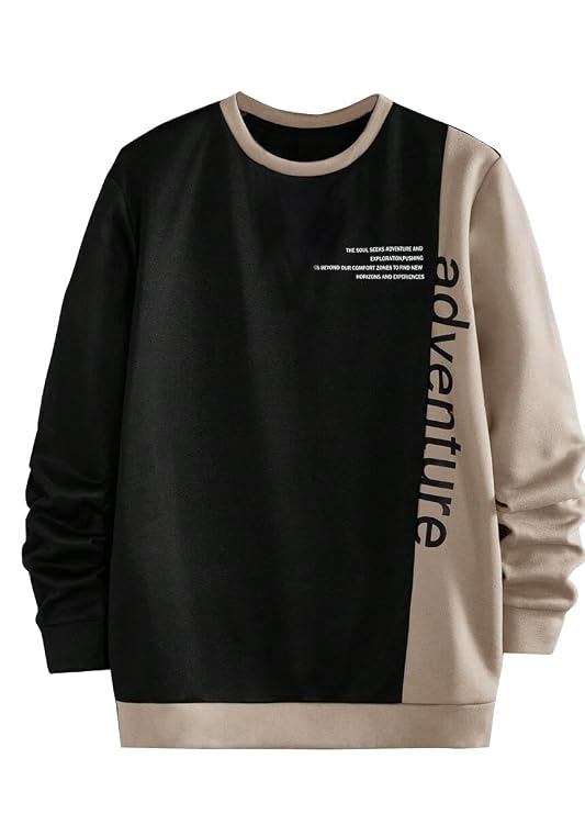 Men’s Colorblock Adventure Print Sweatshirt