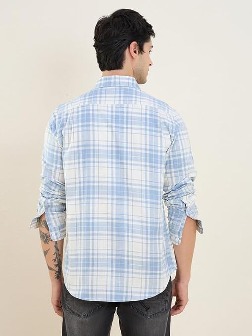 Checkered Casual Full Sleeve Shirt