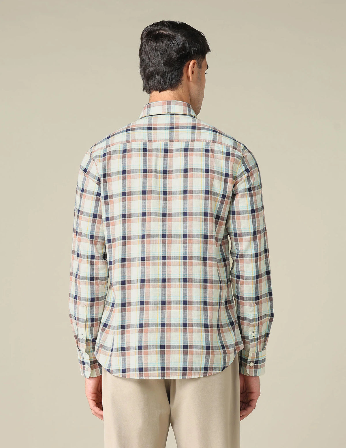 Regular Fit Plaid Checked Shirt
