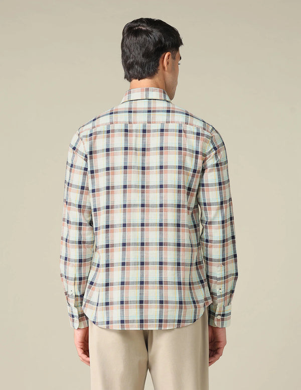 Regular Fit Plaid Checked Shirt