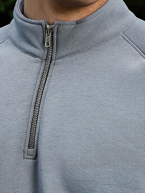Mens High Neck Sweatshirt