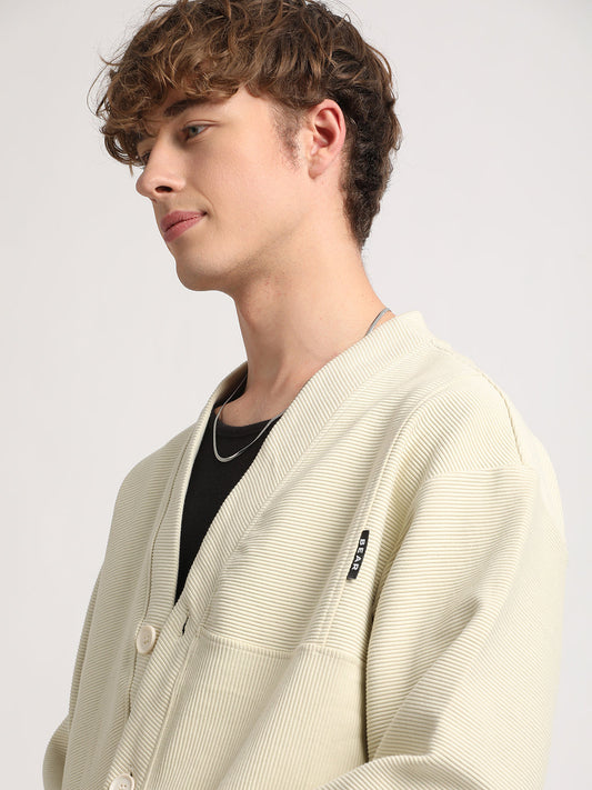 Red Relax Fit Mock Neck Jacket with Zipper Closure – Classic Solid Design