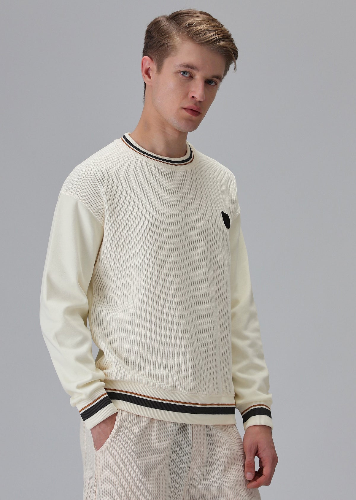 Cream Knitted Pullover