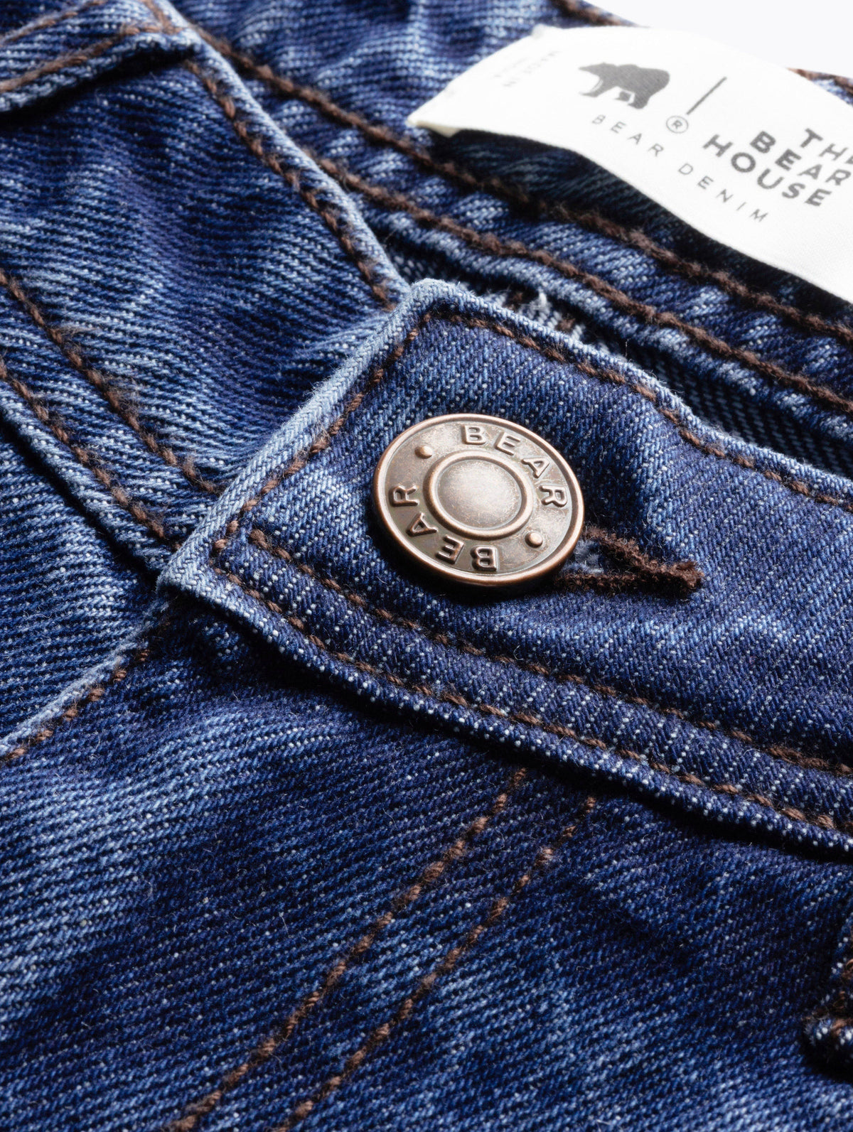 Mid Blue Mid-Rise Baggy Fit Jeans with Light Fade