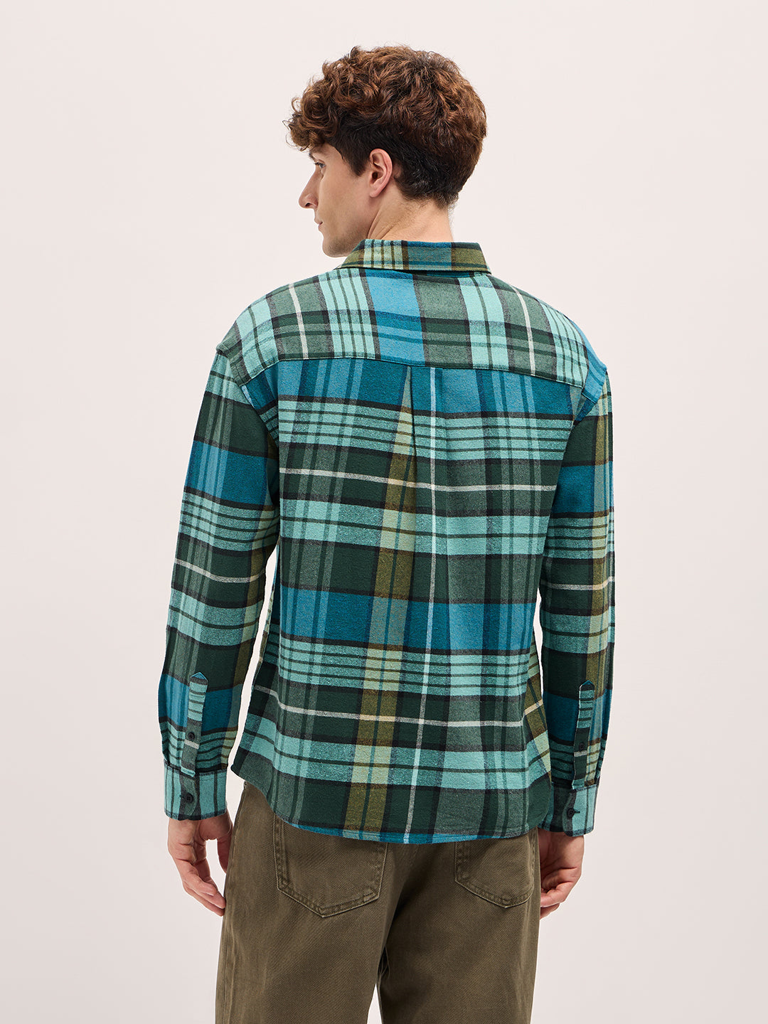 Multi-Color Checked Relax Fit Casual Shirt