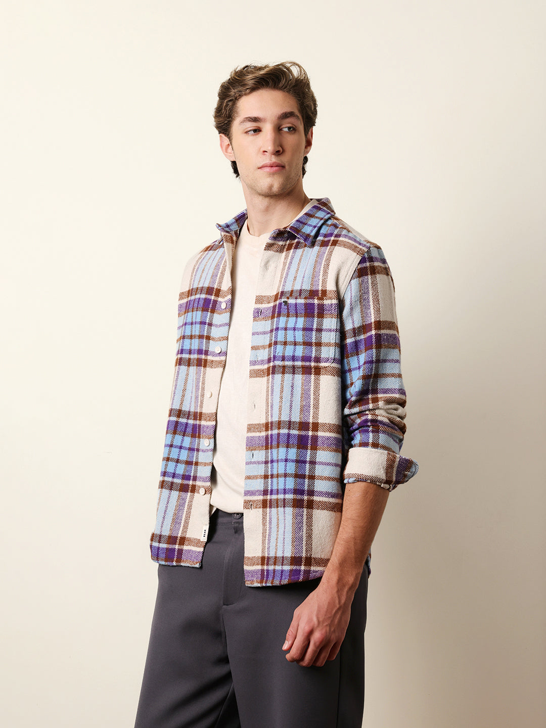 Multicolor Regular Fit Checked Flannel Casual Shirt