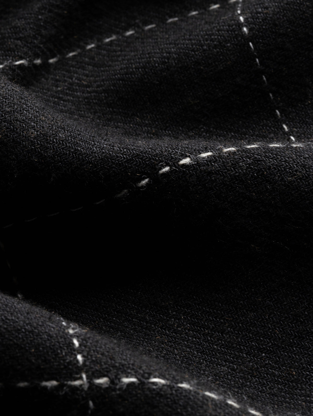 Black Slim Fit Casual Shirt with Woven Block Checks