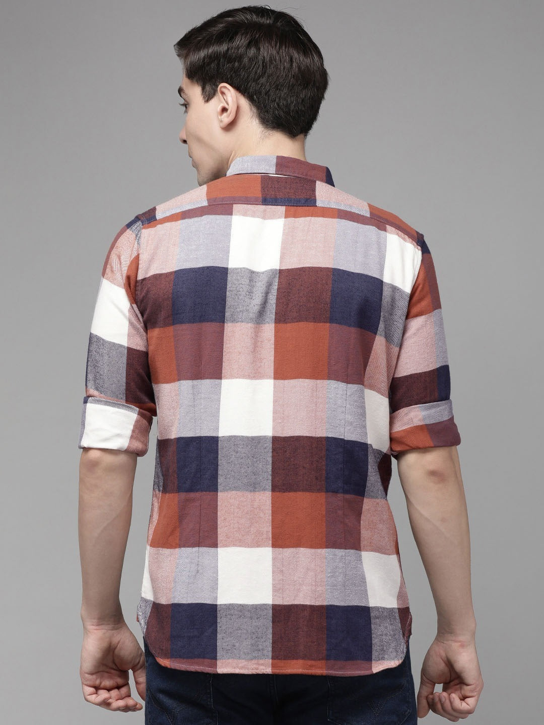 Men's Multi Checked Slim Fit Shirt