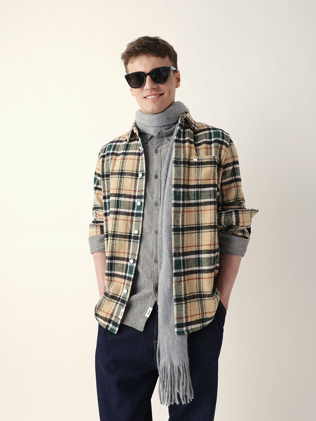 Multicolor Regular Fit Checked Flannel Casual Shirt
