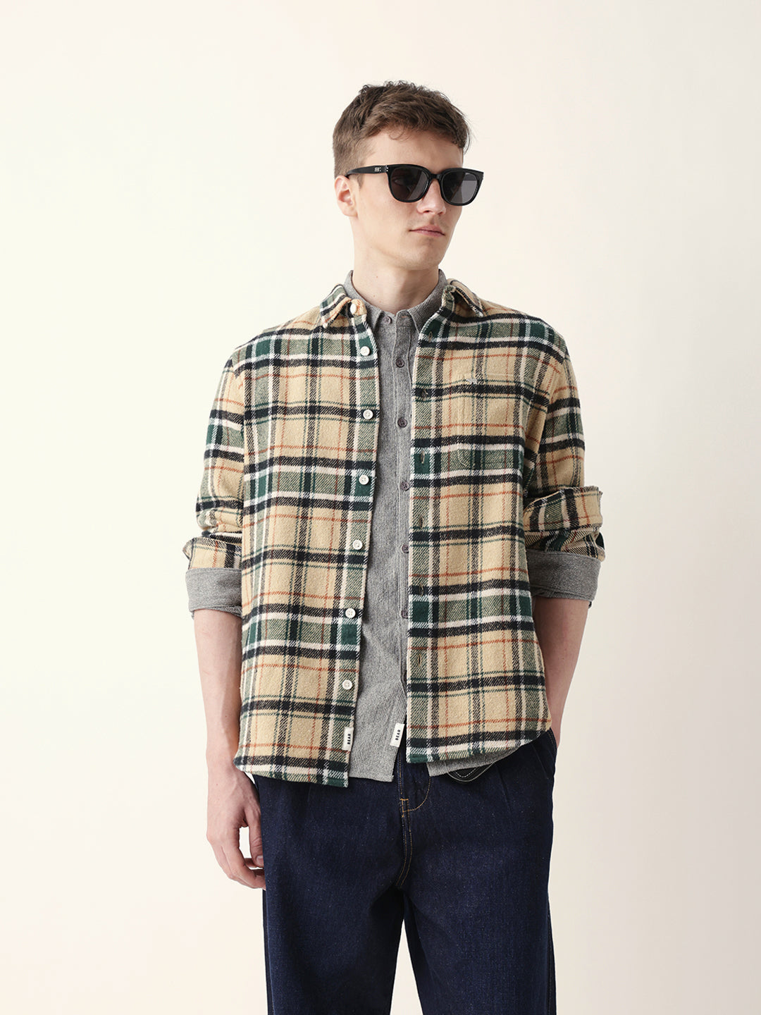 Multicolor Regular Fit Checked Flannel Casual Shirt