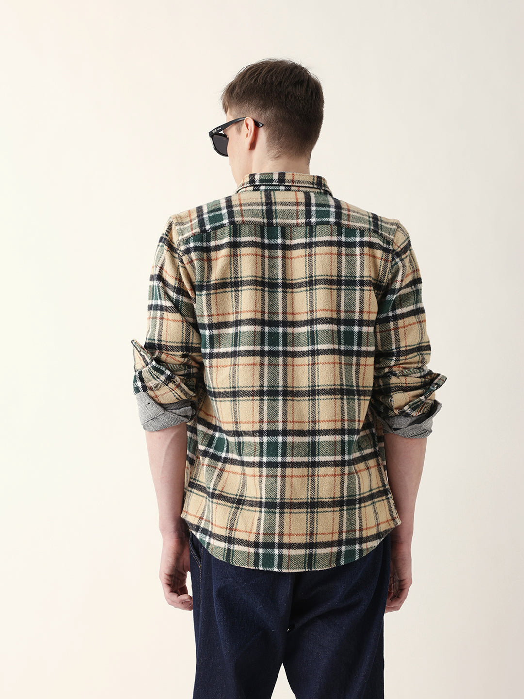 Multicolor Regular Fit Checked Flannel Casual Shirt