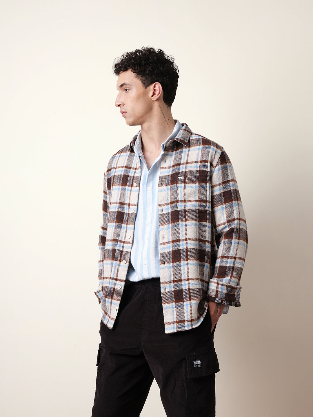 Multicolor Regular Fit Checked Flannel Casual Shirt