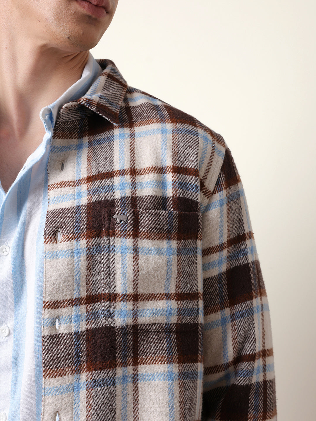 Multicolor Regular Fit Checked Flannel Casual Shirt
