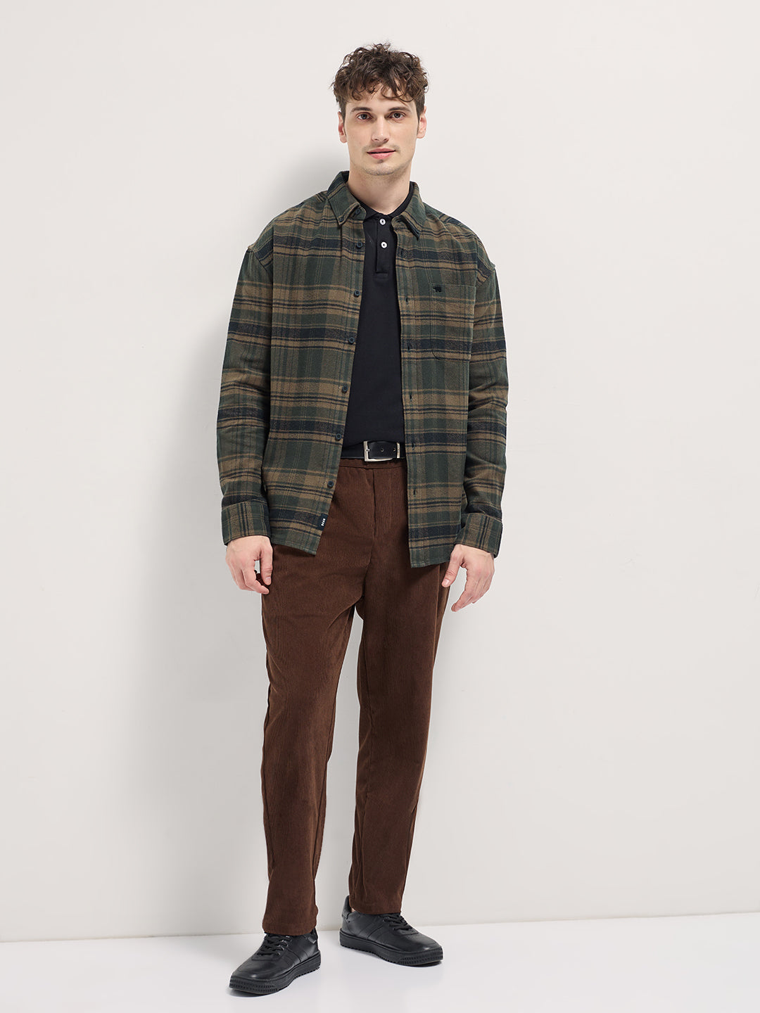 Multi-Color Checkered Relax Fit Flannel Overshirt