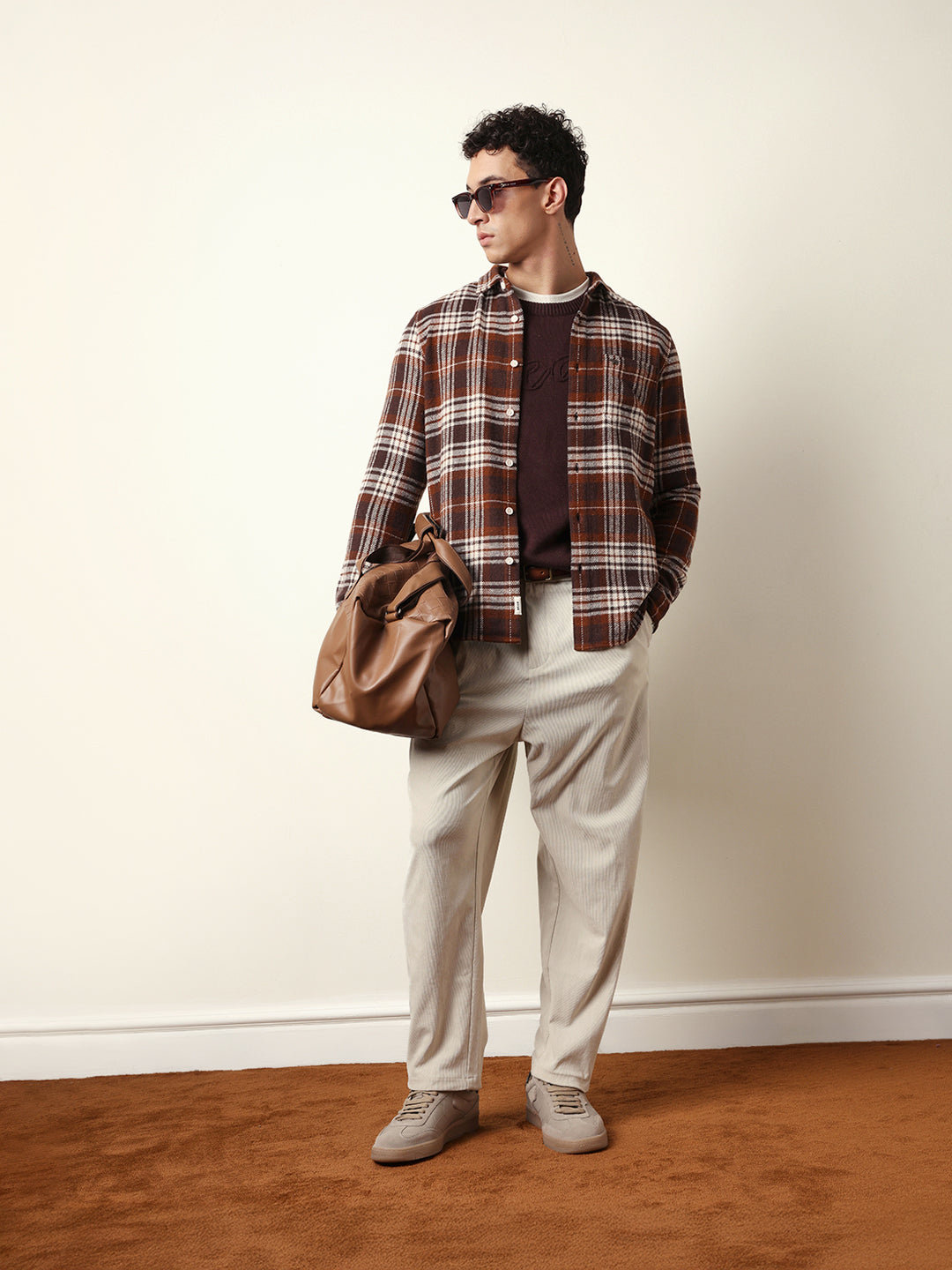Multicolor Regular Fit Checked Flannel Casual Shirt