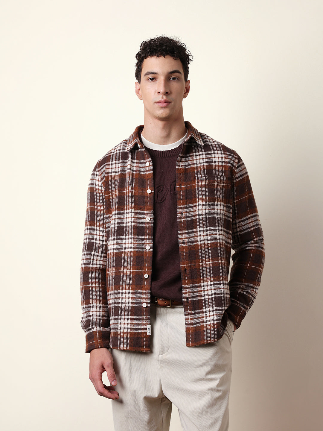 Multicolor Regular Fit Checked Flannel Casual Shirt