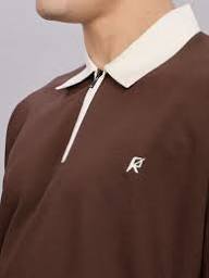 Men’s Cream & Brown Colorblock Sweatshirt